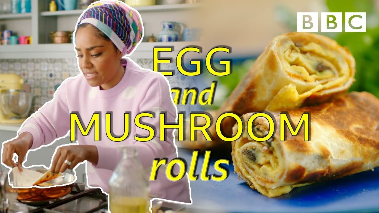 Nadiya's 5 minute crispy egg rolls