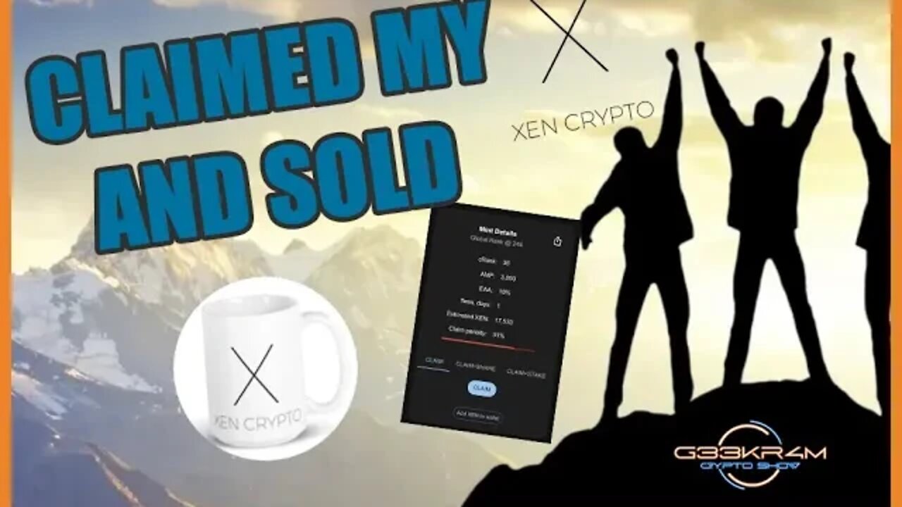 XEN 1 DAY MINT FINISHED I CLAIMED SOLD AND SIMPLESWAPPED IT THE HELL OUTTA THERE