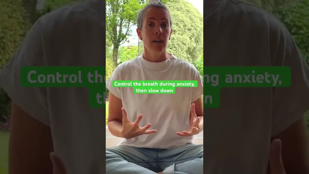 Control the breath during anxiety attacks #breathingexercises #breathwork #mindfulness