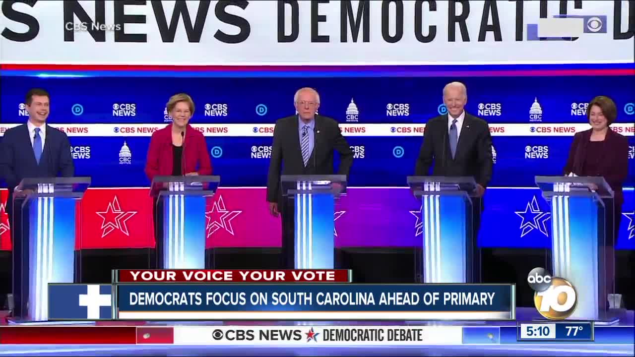 Democrats focus on South Carolina ahead of primary