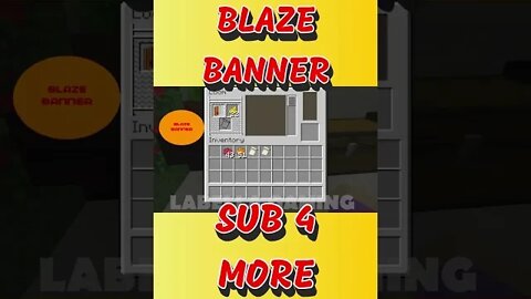 Minecraft: Blaze Banner