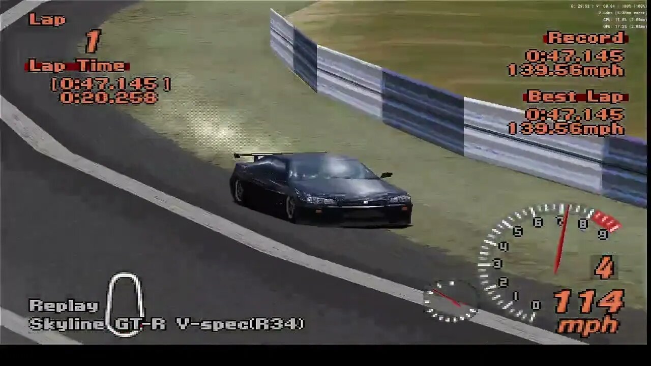 Gran Turismo 2 1- lap time trial 4