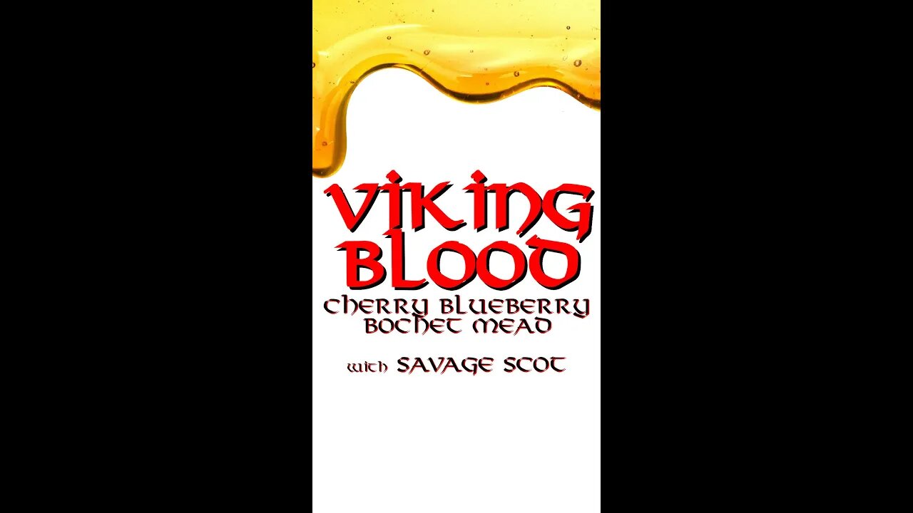 Viking Blood Mead - How to make cherry blueberry bochet mead