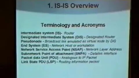 Tutorial Introduction to IS IS