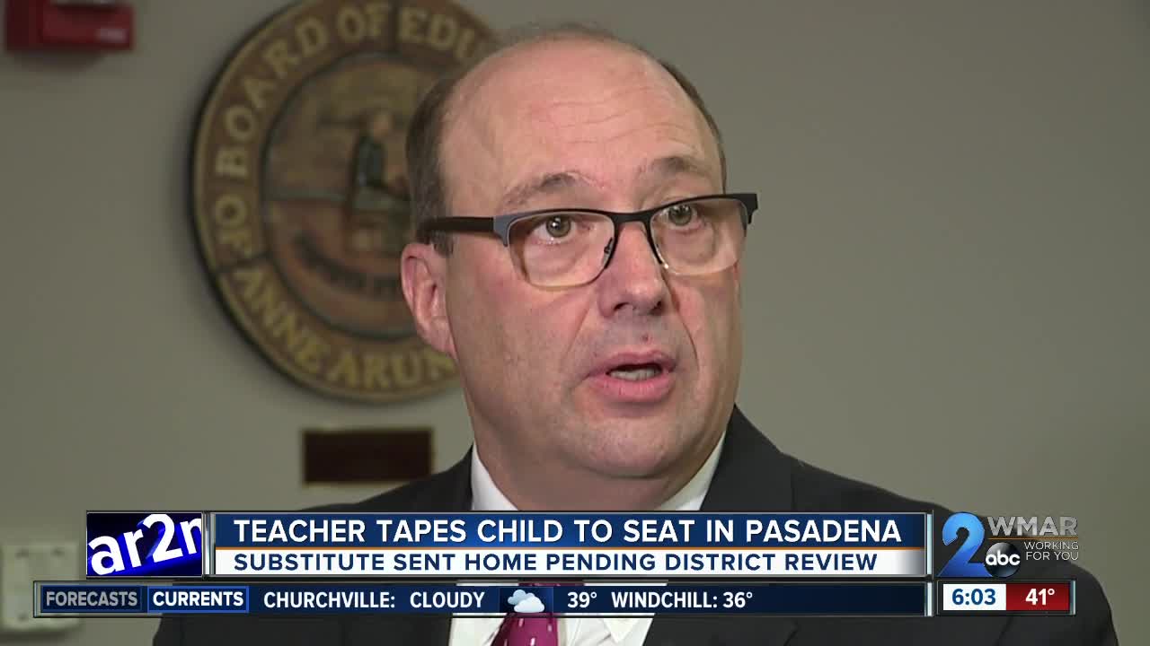 Teacher tapes child to seat in Pasadena; Substitute sent home pending district review