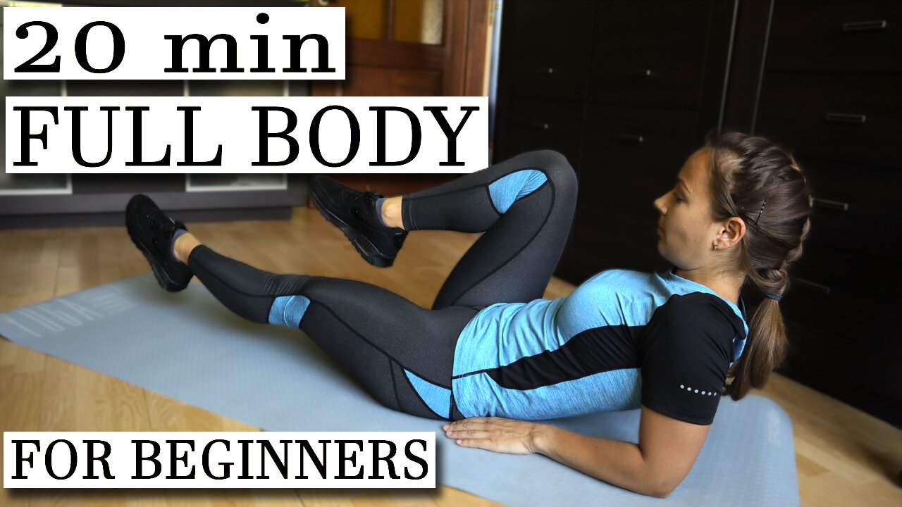 20 MIN FULL BODY WORKOUT - Beginner Version | No Equipment