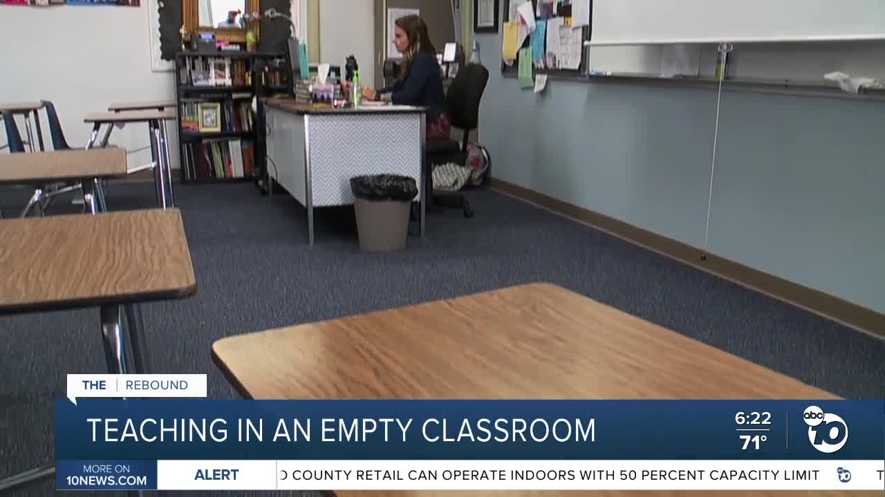 Teachers starting fall classes from empty classrooms
