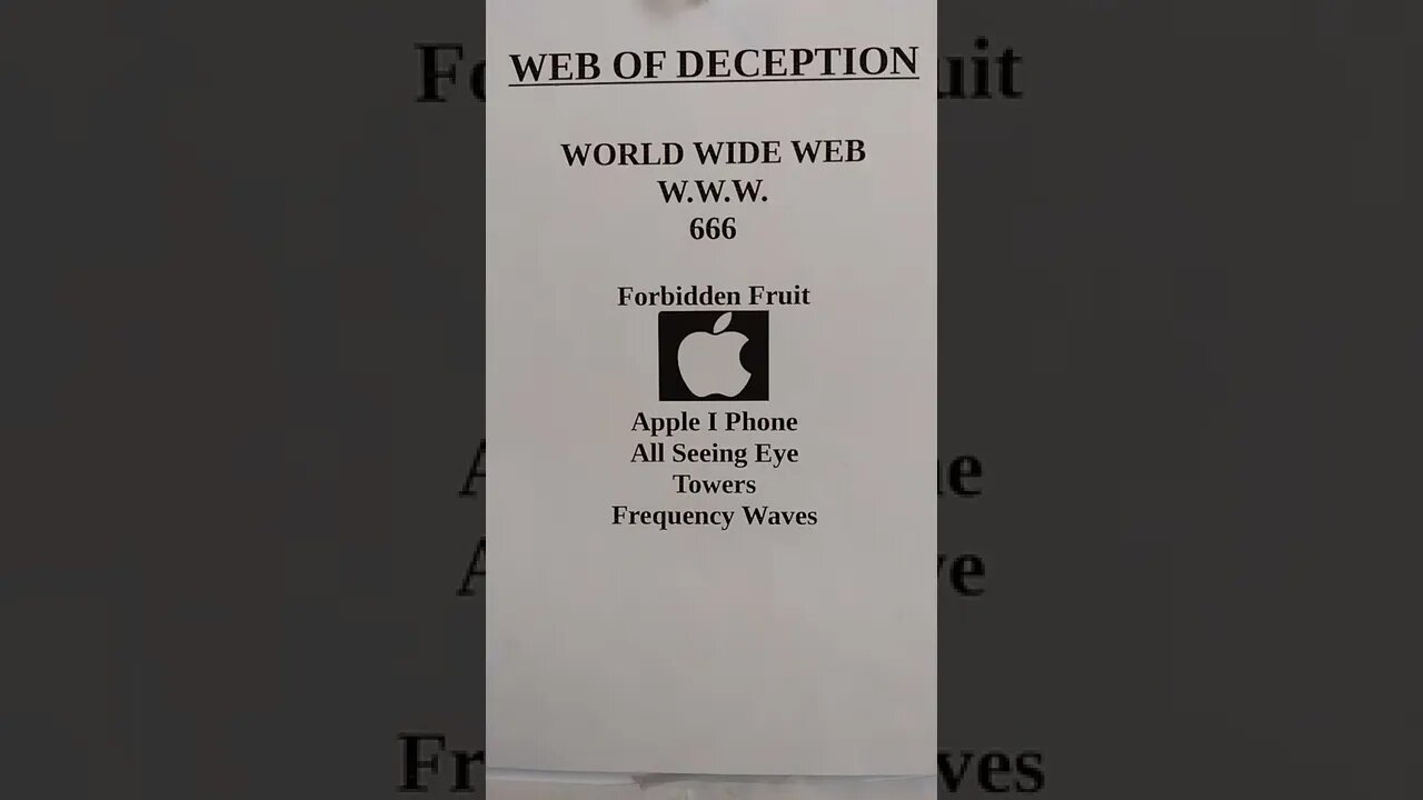 Web of Deception