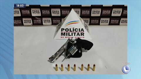 Mutum: PM procura Homem que efetuou disparos no meio da rua, dono da Arma foi preso.