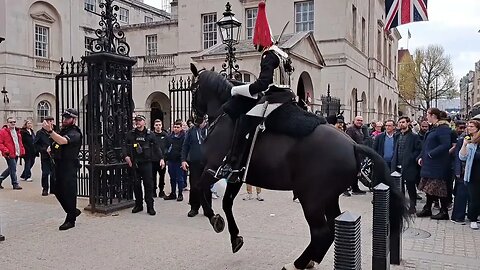 Slow motion tourist dont move #horseguardsparade