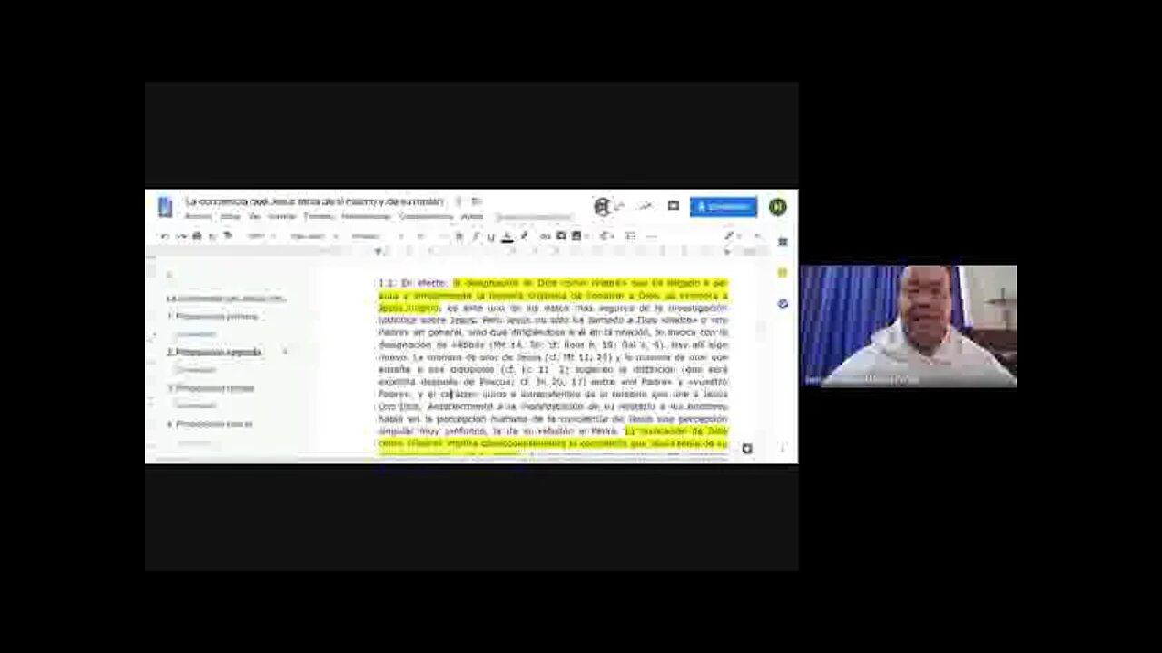 Estudio sobre la conciencia humana de Cristo. 2ª Parte. Fray Nelson Medina.