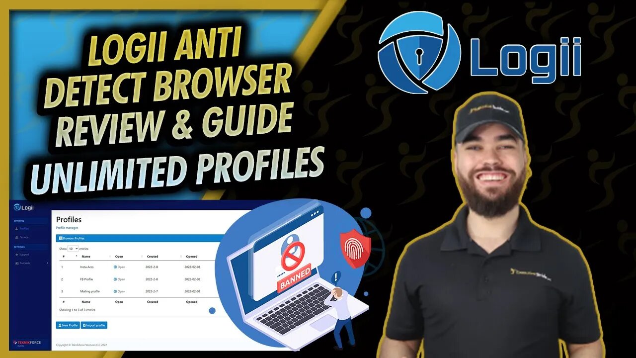 Logii Anti Detect Browser Review And Guide AppSumo Lifetime Deal Unlimited Profiles 🔐 Josh Pocock