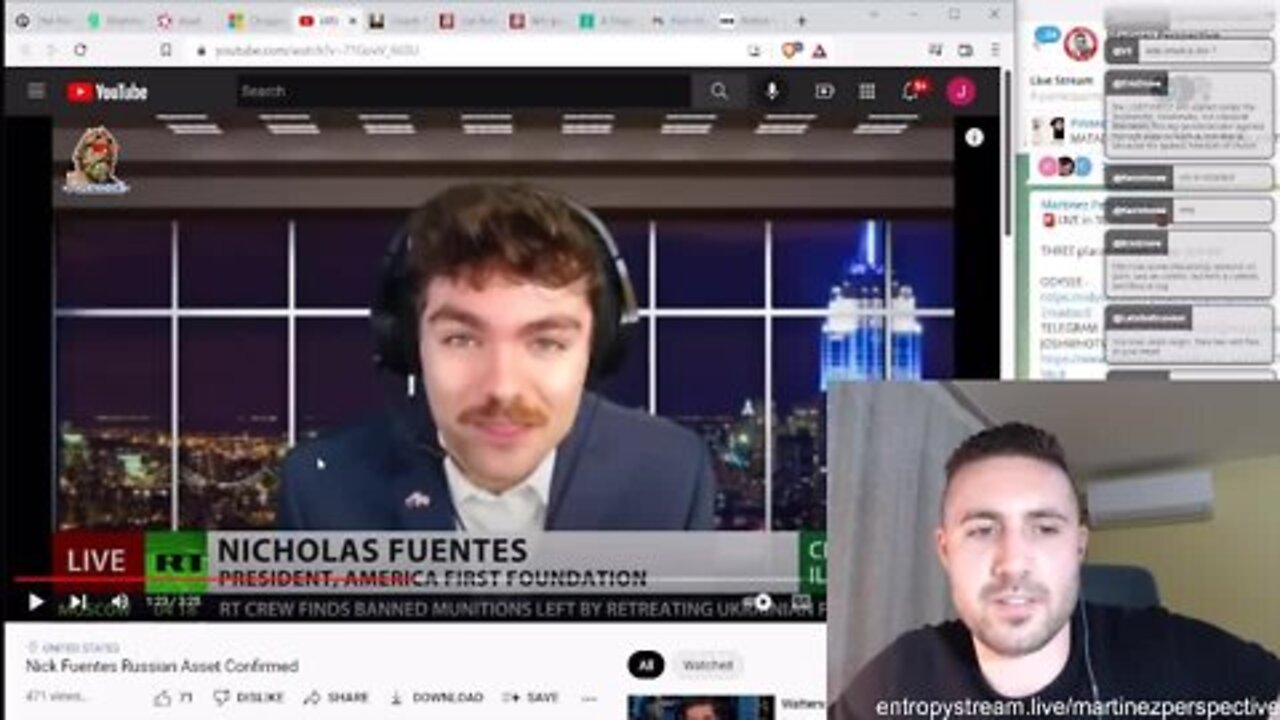 (mirror) Nick Fuentes shill for Putin & hates Ukrainians --- Martinez Perspective