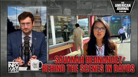 Savanah Hernandez Reports Live From Behind The Scenes In Davos, Switzerland