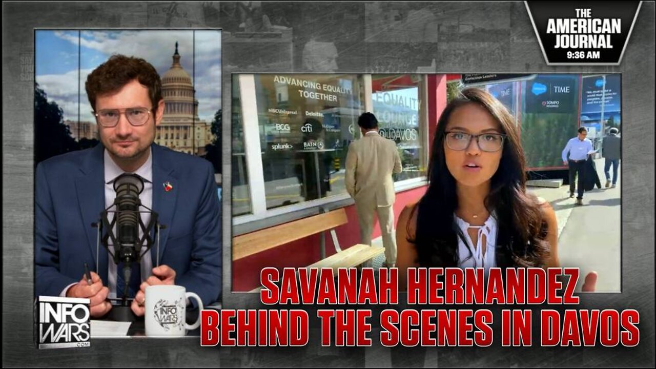 Savanah Hernandez Reports Live From Behind The Scenes In Davos, Switzerland