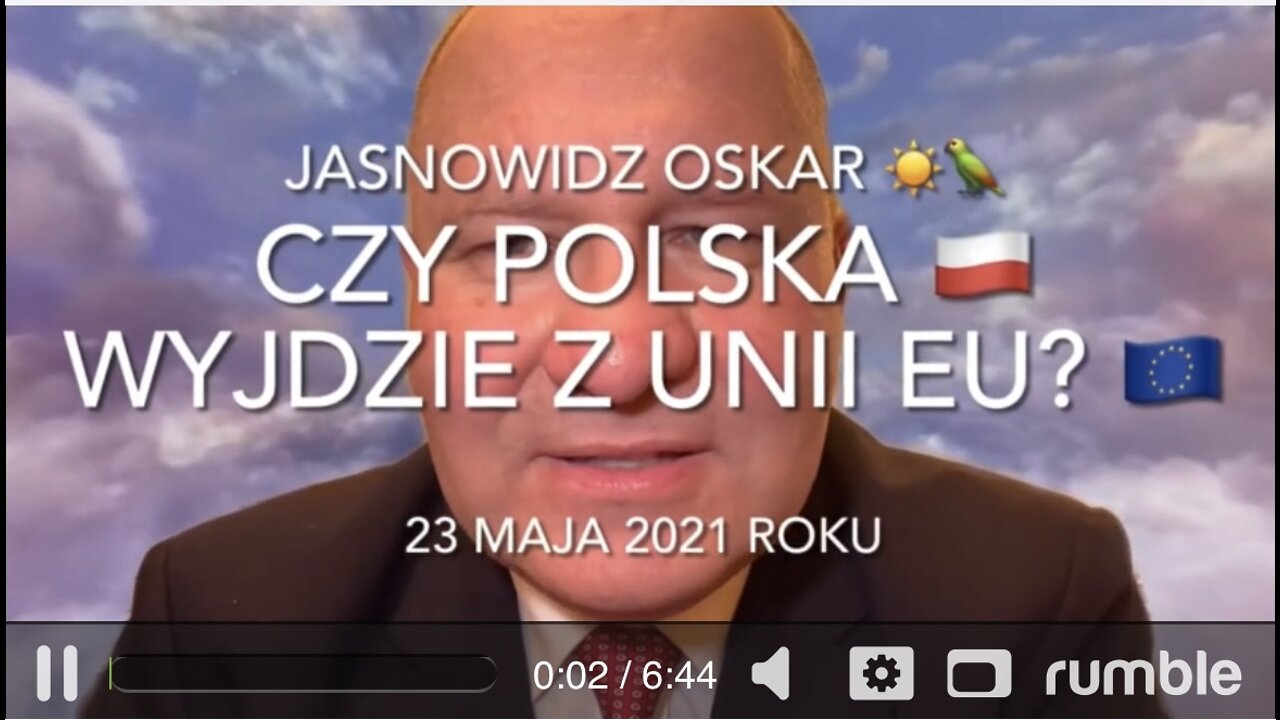 Proroctwo - Polska wyjdzie z UE, będzie POLEXIT. Rozpad Unii Europejskiej