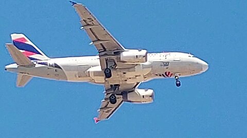 Airbus A319 PT-TMA coming from Teresina to Fortaleza