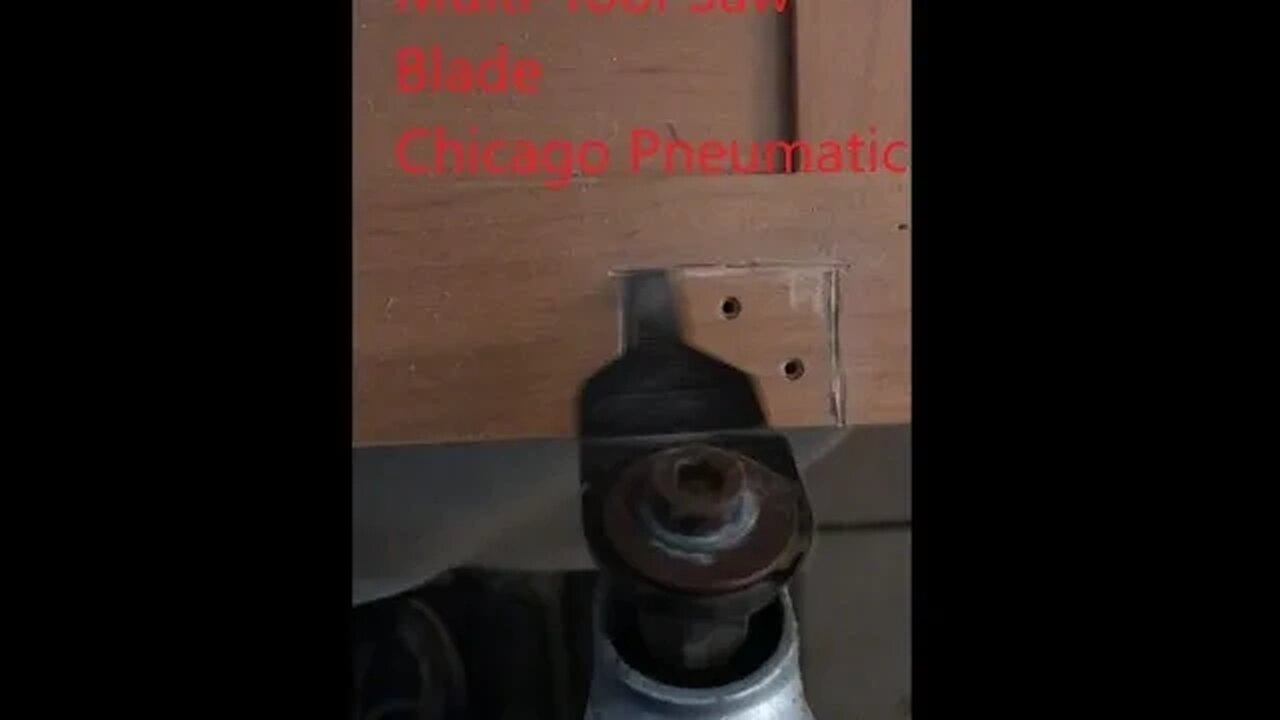 Chicago Pneumatic Oscillating Multi-Tool Saw Blade 1.8 Amps TESTING DIY in 4D