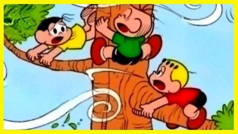 A TURMA FICA PRESA EM CIMA DA ÁRVORE - QUADRINHOS DA TURMA DA MÔNICA