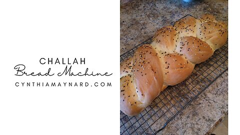 Easy! Bread Machine Challah Bread