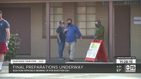 Final preparations are underway for Election Day