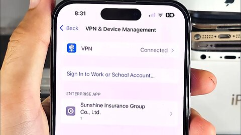 How To Find Device Management on iPhone iOS 17