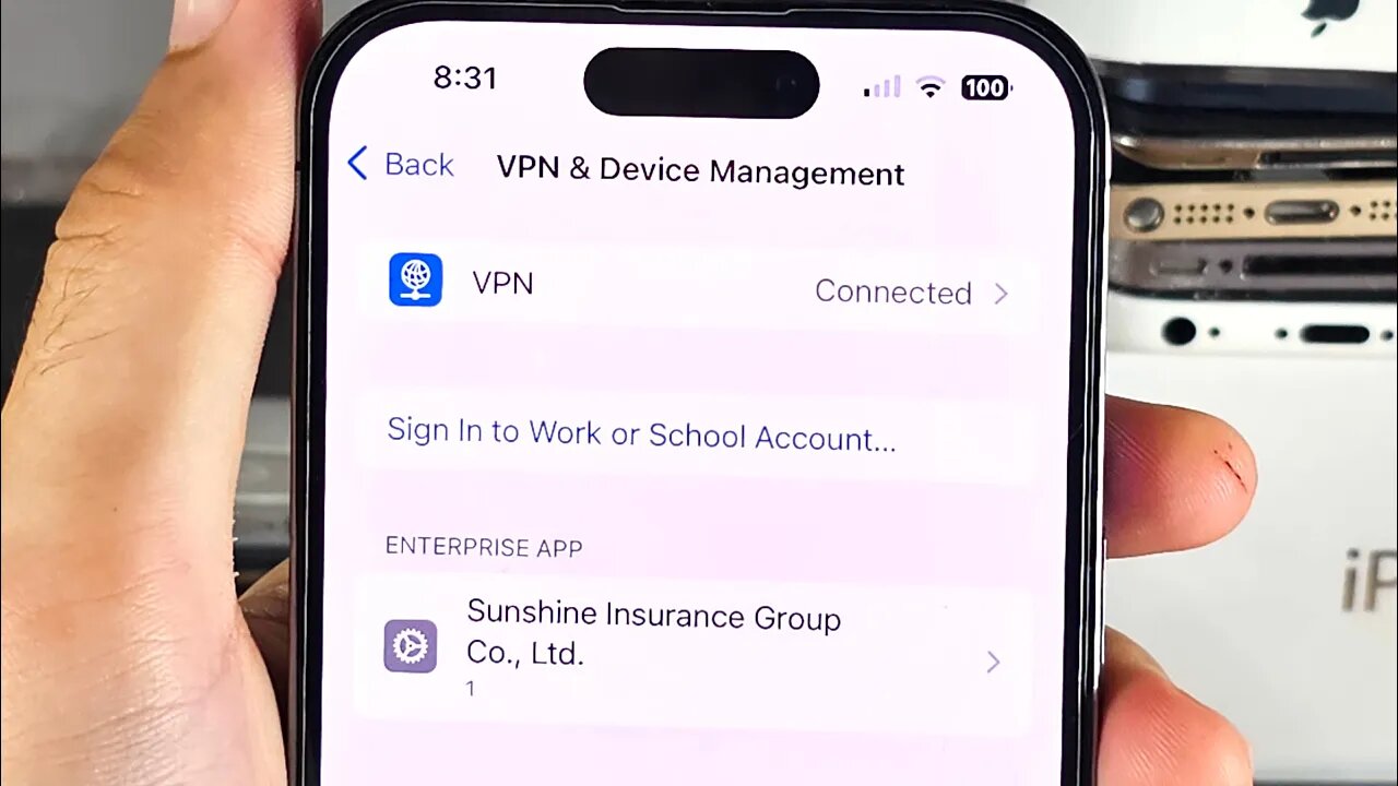 How To Find Device Management on iPhone iOS 17