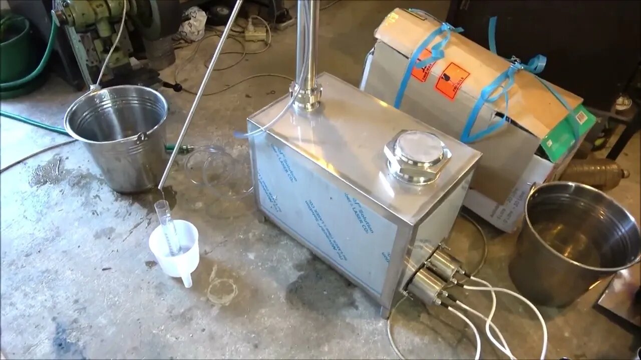 50L fractional batch alcohol still.