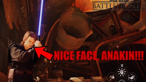 NICE FACE, ANAKIN!!!!: Star Wars Battlefront II Funny Moments #1