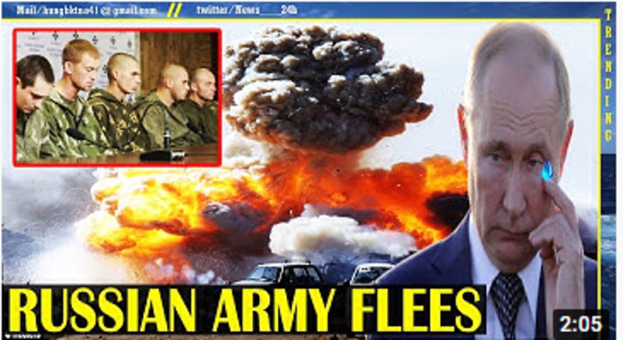 PUTIN despairs as Russian troops flee, as Ukraine defeats 11 attacks and captures military vehicles