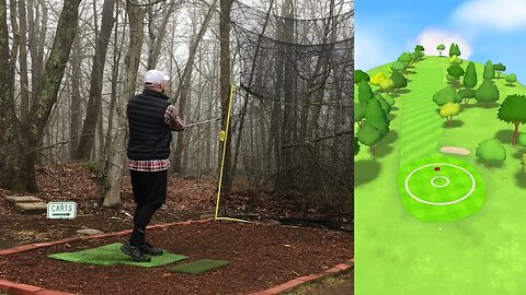 Highland Lake Golf Course - 18 Hole Sim Vlog Simulator Garmin Approach R10 HTH Launch Monitor