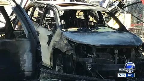 Residents of Denver’s North Capitol Hill neighborhood assess damage from massive construction fire