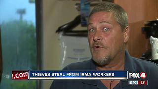 Thieves Steal From Hurricane Irma Workers