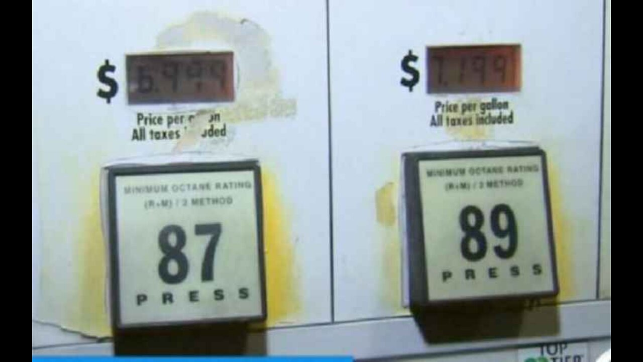 After days of record jumps, gas now sits one cent short of $7 at California station