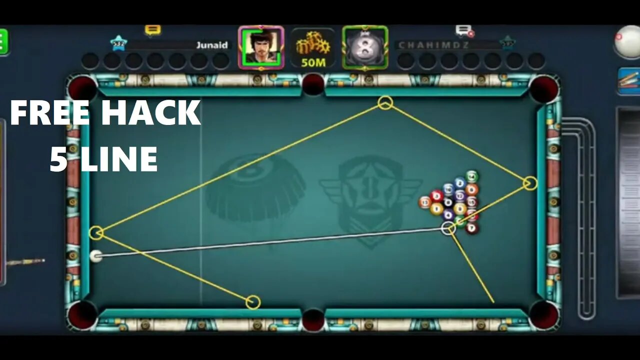 Hack long line 8 ball pool Android Free