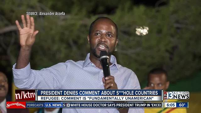 Las Vegas African refugees angered over President Trump's controversial comments