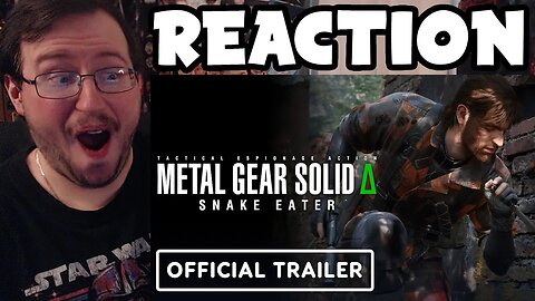 Gor's "Metal Gear Solid Delta: Snake Eater" Unreal Engine 5 Gameplay Trailer REACTION