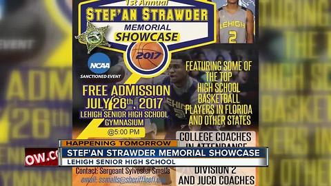 Stef'an Strawder Memorial Showcase Wednesday