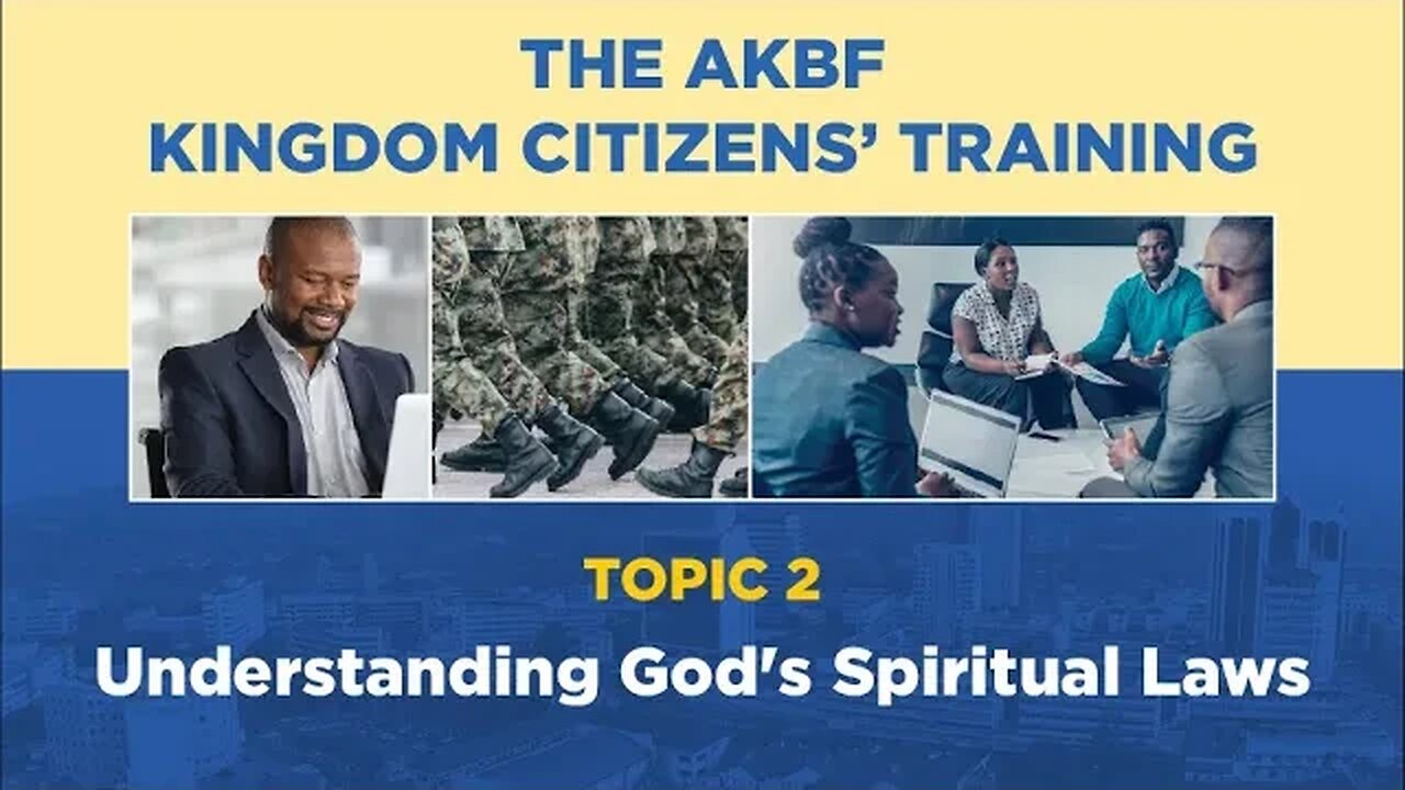 Understanding God's Spiritual Laws - By Mr. David Sseppuuya | 17th July 2023