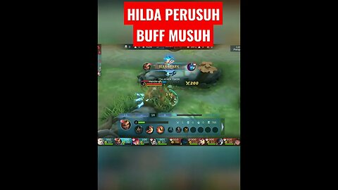 HILDA PERUSUH BUFF MUSUH #mobilelegend #mlbb #mobilelegendsgame #ml #tokogame #omletarcade