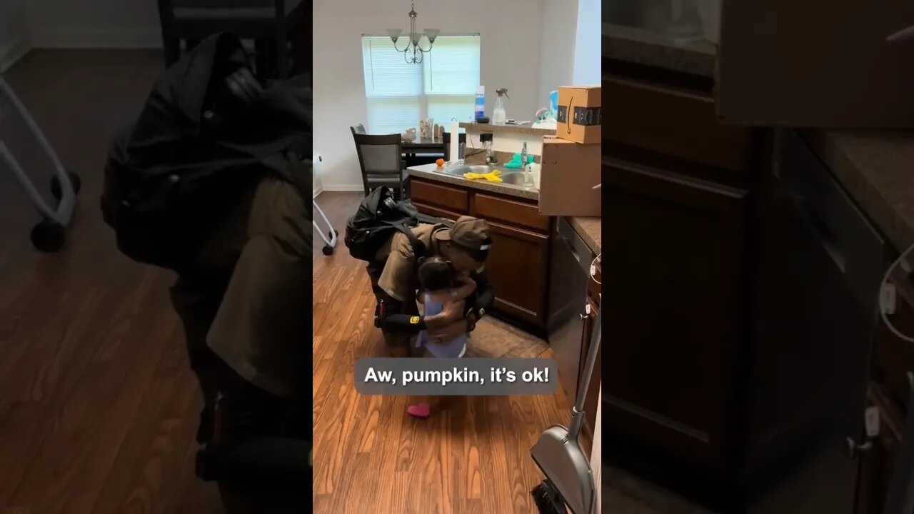 She Missed Her Daddy! 😁🥰