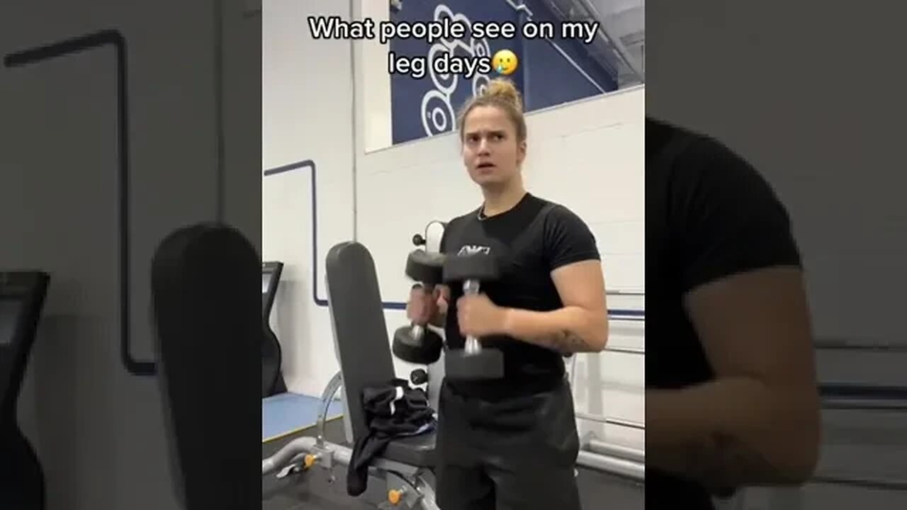 What People See On My Leg Days Video By Bennetapaluca bfit #Shorts