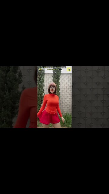 Best Velma Cosplay Costume - 1000 Likes Contest 👍🧡👻 #shorts