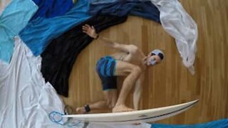 Sabia que é possível fazer surf em casa?
