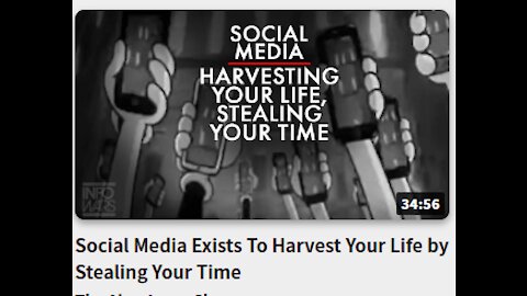 Social Media Exists To Harvest Your Life by Stealing Your Time
