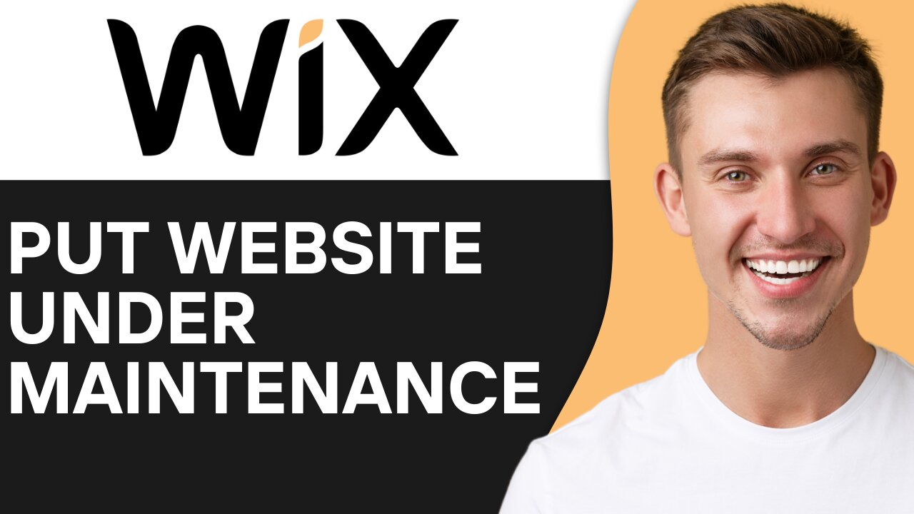 HOW TO PUT WIX WEBSITE UNDER MAINTENANCE