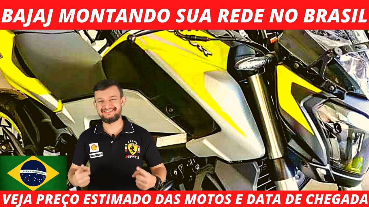 A BAJAJ já está montando sua rede no Brasil, modelos, preços e data de chegada agora no canal.