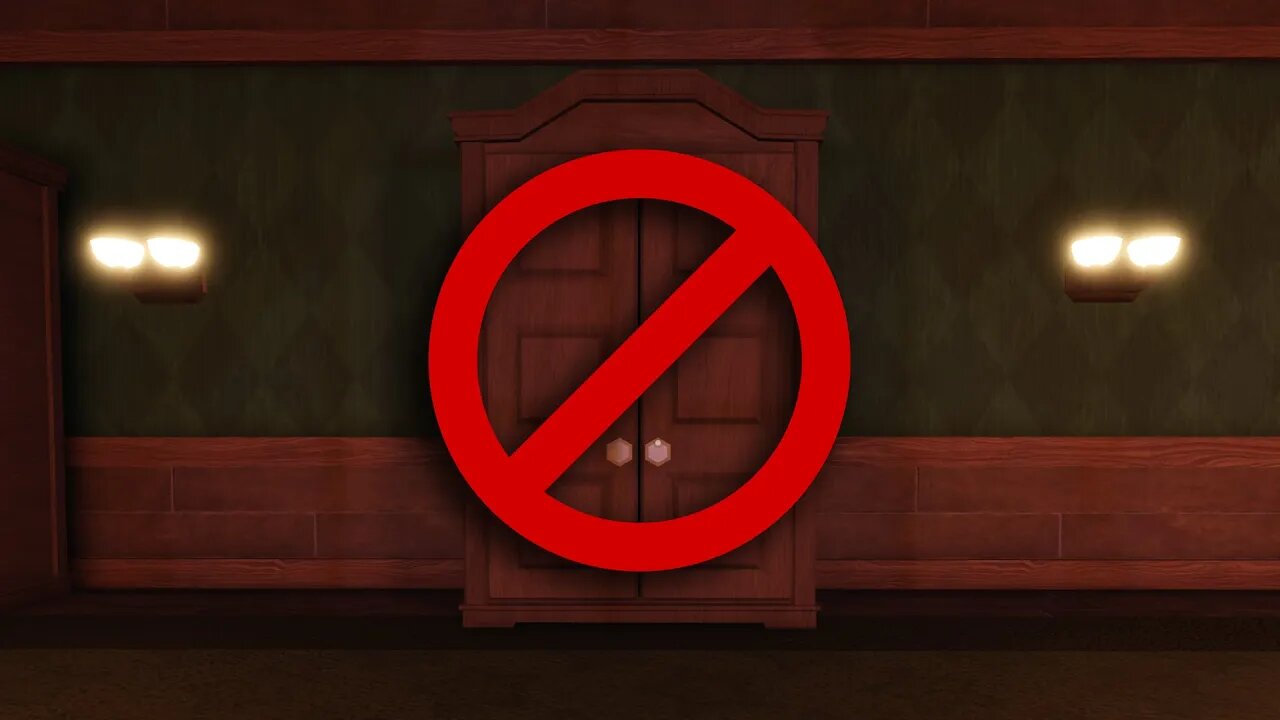 DOORS but I CAN'T HIDE (Closetless Speedrun)