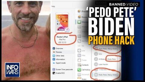 Alex Jones Responds to Hunter Biden's 'Pedo Pete' Phone Hack