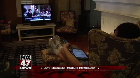 Study finds senior mobility impacted by TV